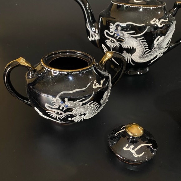 Vintage Japanese tea set of three - Picture 13 of 14